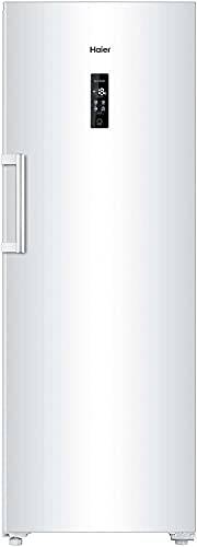 Haier Congelatore verticale H2F-220WF Libera installazione, Total no frost, 226 L, 4 cassetti, Control Vision: pulsanti soft touch e LED, Classe F, Bianco, L x P x A (mm) 595x660x1671