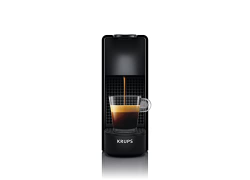 Nespresso Krups Essenza Mini - Macchina da Caffè a Capsule, Nero, 33 x 8.4 cm x 20.4 cm