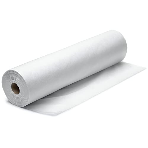 Tessuto non tessuto al metro 3 m x 160 cm – tessuto per cucire – tessuto tessuto come inserto per cucito Blanco