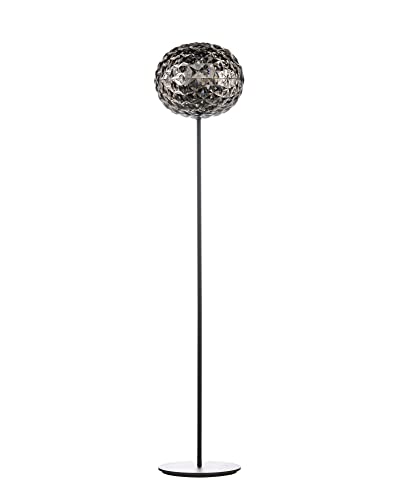 Kartell Planet Lampada da Terra, H. 160 cm, Dimmerabile, Grigio(Fumè)