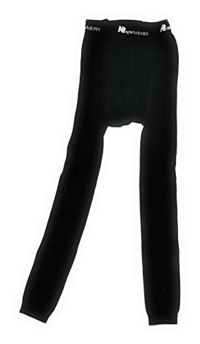 New Balance Calzamaglia Termica Uomo Pantaloni Invernali Uomo in Caldo Cotone Abbigliamento Termico Sci Misure S M L XL Intimo Design Ergonomico Sport (L, Nero)