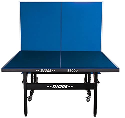 Dione S500o - Tavolo Da Ping Pong - Superficie da 6 mm - Pieghevole e adatto per esterni - Resistente alle intemperie - 60KG - Montaggio 10 Minuti