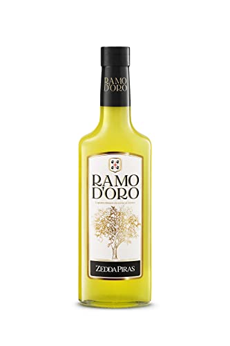 Zedda Piras - Ramo d'Oro Limoncello, 70 cl, Liquore a Base di Limone, 28% Vol