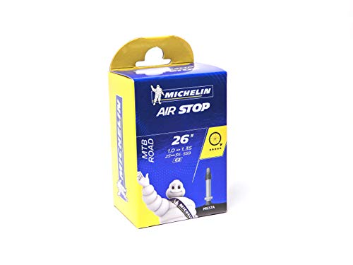 Michelin Presta C2, Camera d'Aria Unisex Adulto, Nero, 26X1.0 -1.35