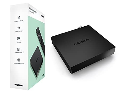 Nokia Decoder DVB-T2, Digitale Terrestre, HD, USB, HDMI, Ricevitore Terrestre Con Telecomando