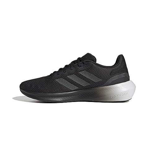 adidas Runfalcon 3.0, Shoes-Low (Non Football) Uomo, Nero (Core Black/Black Blue Met./Carbon), 42 EU