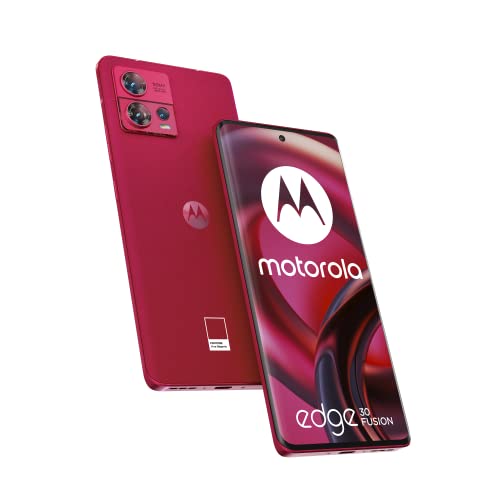 Motorola moto edge 30 Fusion (fotocamera 50MP, 5G, Display 6.5' 144Hz OLED FHD+, Qualcomm Snapdragon 888+, batteria 4400 mAh, 8/128GB, Dual SIM, Android 12, Auricolari wireless inclusi), Viva Magenta