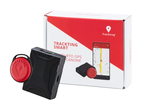 TRACKTING SMART (SIM Italia) Antifurto GPS per Auto e Moto- SIM Senza Canone - No cavi - Notifiche di parcheggio - Chiamata di allarme e Live tracking in caso di furto - Batteria record