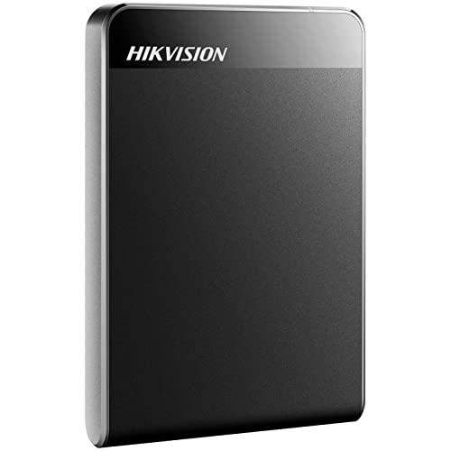 Hikvision Hard Disk Esterno 2TB, 2,5' Ultra Slim Portatile USB3.0 SATA HDD Storage per PC, Mac, Desktop, Laptop, MacBook, TV, PS4, Xbox Series, Wii u(Nero) HD-E30