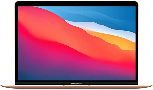 Apple Late 2020 MacBook Air with M1 Chip (13.3 inch, 8GB RAM, 256GB SSD) (QWERTY U.S) Gold (Ricondizionato)