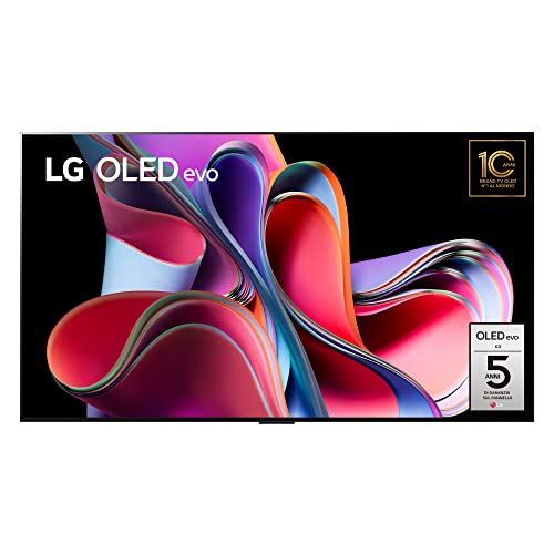 LG OLED evo 55'', Smart TV 4K, OLED55G36LA, Serie G3 2023, Design One Wall, Processore α9 Gen6, Brightness Booster Max, Dolby Vision, Wi-Fi 6, 4 HDMI 2.1 @48Gbps, VRR, ThinQ AI, webOS 23