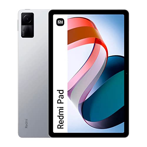 Xiaomi L83 Redmi Pad Tablet, 4 GB - 128 GB, Risoluzione 1200 x 2000, Frequenza di aggiornamento 90 Hz, Argento Chiaro di Luna