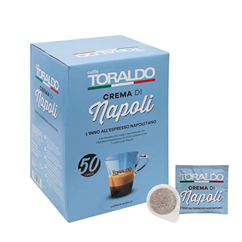 Cialde Caffè Toraldo miscela Crema di Napoli ESE 44 mm (50 Unità)