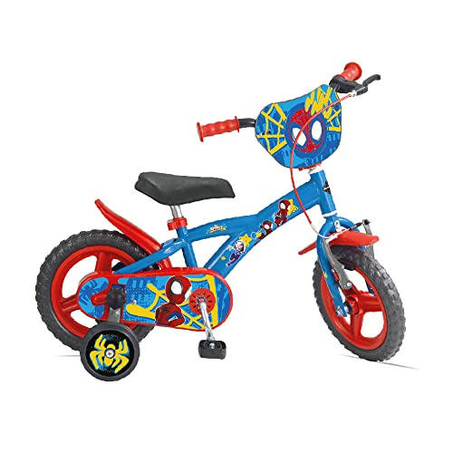 Huffy, Bicicletta 12 pollici Disney Spidey Baby-Boys, Blu, One size