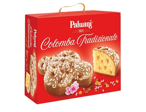 Paluani - Colomba Classica Soffice, Impasto Artigianale, con Scorze di Arancia - 1 Kg