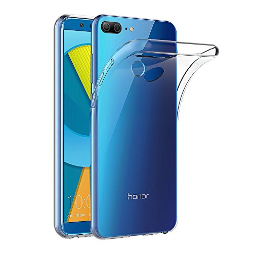 AICEK Cover Honor 9 Lite, Cover Huawei Honor 9 Lite Silicone Case Molle di TPU Trasparente Sottile Custodia per Honor 9 Lite (5,65 Pollici)