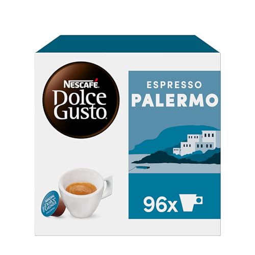 NESCAFÉ DOLCE GUSTO Espresso Palermo Caffè, 6 Confezioni da 16 capsule (96 capsule)