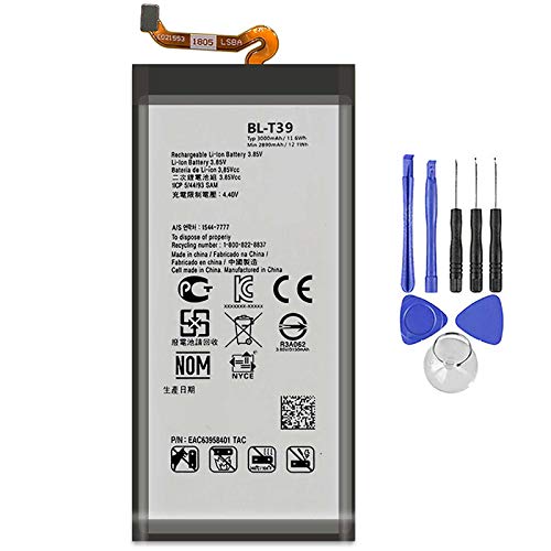 ELLENNE Batteria Compatibile con LG BL-T39 Q7 G7 THINQ Plus Fit BLT39 3000MAH con Kit SMONTAGGIO Incluso