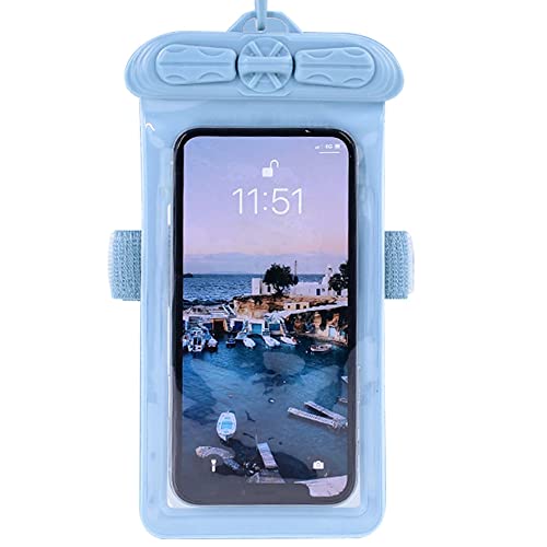 Vaxson Custodia Cellulare Blu, compatibile con LG K10 (2018) / LG K11, Cover Impermeabile Waterproof Case Pouch [Non Pellicola Protettiva ] Nuovo