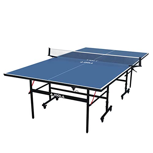 JOOLA Innside 13 Tavolo da Ping Pong per Interni, Base Pieghevole, Montaggio Rapido, Rete Inclusa, Unisex-Adult, Blu, 274 x 152.5 x 76 cm