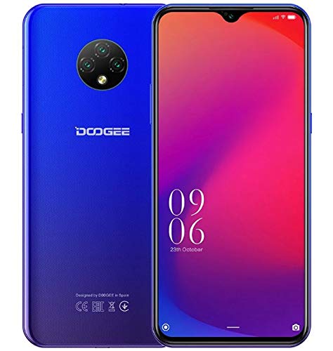 4G Smartphone Offerta DOOGEE X95 PRO (4GB+32GB), Android 10 Cellulare Dual SIM, 6,52’’ Waterdrop HD+ Schermo, Batteria 4350 mAh Ricarica Rapida, 13MP Tripla fotocamera, Riconoscimento Facciale Blu
