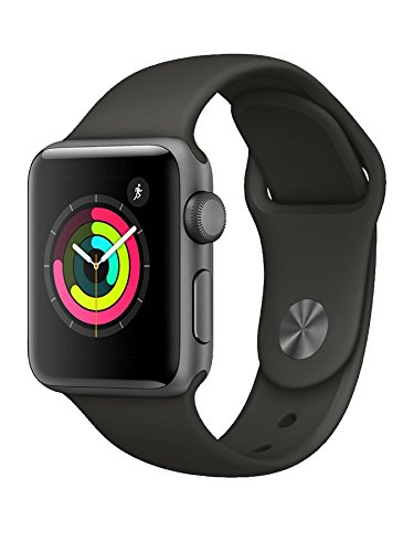 Apple Watch Series 3 (GPS, 38MM) - Cassa in alluminio grigio siderale con cinturino Sport grigio (Ricondizionato)
