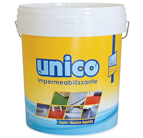 ICOBIT Unico, Super resina liquida impermeabilizzante, Bianco, 1 kg
