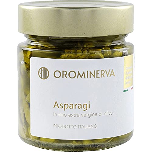OROMINERVA - 3 vasetti di Asparagi sott'olio selvatici