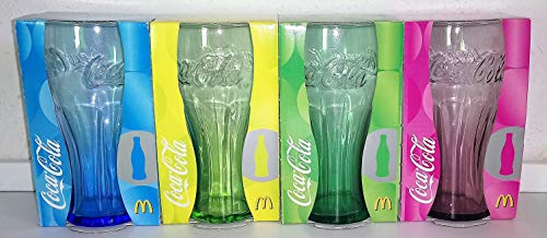 /Coca-Cola Vetro / Bicchieri / 2007 / edizione limitata / set da 4 pezzi / Mc Donald's