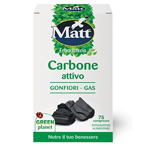 Matt Carbone Attivo Vegetale, Compressa, 37.8g
