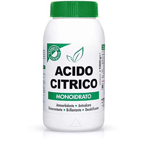 MARTEN Acido Citrico monoidrato Prodotto Ecologico e Multifunzione anticalcare disincrostante decalcificante ammorbidente e brillantante.