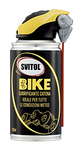 SVITOL Lubrificante Catena Spray, Speciale Giro d'Italia, Lubrificazione di Lunga Durata, Riduce l'Usura, Azione Protettiva, 250 ml