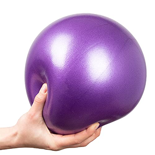 MUV Palla Pilates 25 CM - Palla Fitness Soft Ball per Pilates Utile per Fare Esercizi a Casa Colore (Viola)