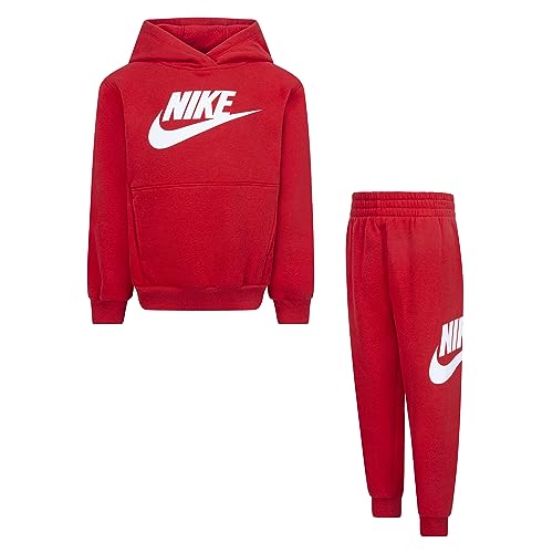 Nike Tuta da Bambini Club Fleece Rossa Taglia 6-7 A Codice 86L135-U10