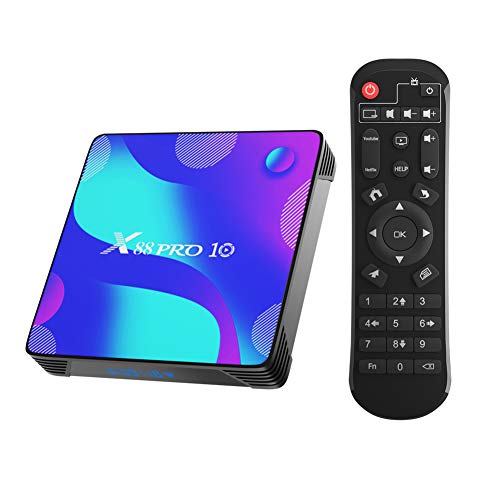 TUREWELL Android 11 TV Box,4GB RAM 32GB ROM RK3318 Quad-Core 64bit Cortex-A53 Support 2.4/5.0GHz dual-band Wifi BT4.0 3D 4K 1080P H.265 10/100M Ethernet HD 2.0 Smart TV BOX Youtube