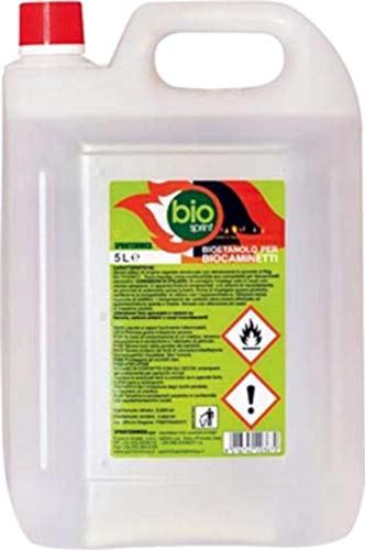 4x5 latte Bioetanolo combustibile stufe Bio Sprint 5 lt 99,9% inodore no fumo naturale no zolfo