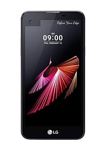 LG X Screen Smartphone, Display IPS 4.93' HD, 4G LTE, Fotocamera 13MP con frontale 8MP, Memoria interna 16 GB, 2 GB RAM, Nero [Versione UE]