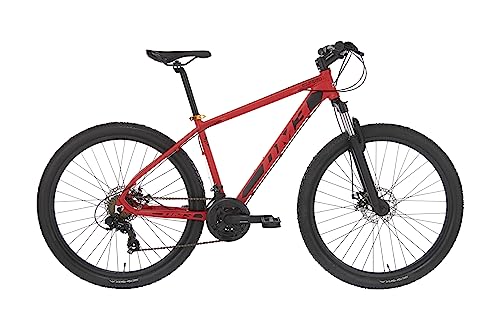 Alpina Bike Monster 21v, Bicicletta Mountain Bike Uomo, Rosso, 29'