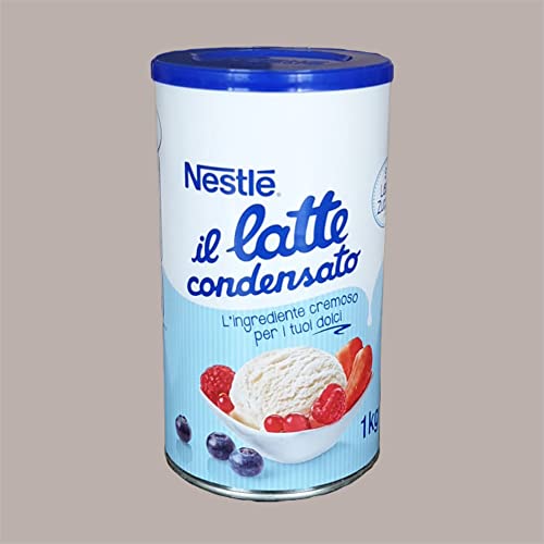 Lucgel Srl 1 Kg Latte Intero Condensato Concentrato Zuccherato 8% MG Ideale per Gelato