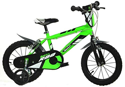 Dino Bikes Bici Bimbo 14' 4-7 anni verde