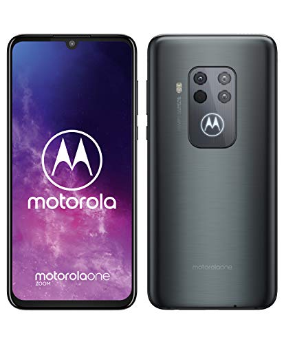 Motorola One Zoom 128GB/4GB, Android 9, Dual Sim, UK Smartphone, Electric Grey