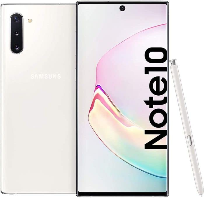 Samsung Galaxy Note 10, 256GB, Aura White (Ricondizionato) Smartphone Originale di fabbrica in esclusiva per il mercato europeo (versione internazionale)