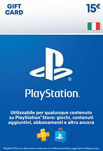 15€ PlayStation Store Gift Card per PlayStation Plus Extra | 1 mese | Account italiano [Codice per email]