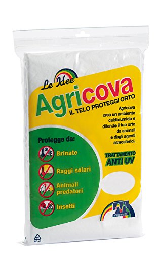 Maniver Agricova Telo di protezione in tessuto non tessuto sp. 17 gr, Bianco, mt 2.4 x 10