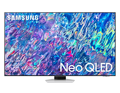 Samsung TV Neo QLED QE75QN85BATXZT, Smart TV 75' Serie QN85B, Neo QLED 4K UHD, Alexa e Google Assistant integrati, Bright Silver, 2022, DVB-T2
