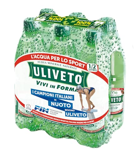 Uliveto Acqua Minerale Naturale - 6 x 0.5L