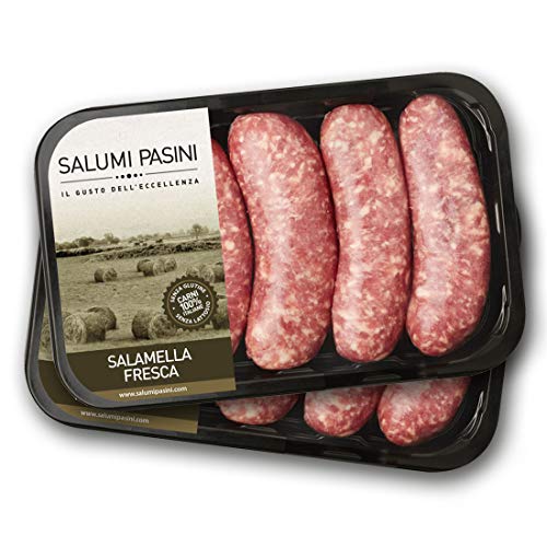 Salamella fresca Salumi Pasini® | Puro suino | 2 vaschette | 250g cad. | Carne 100% italiana