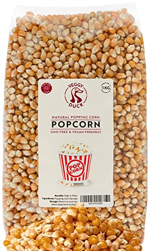 Mais per Pop Corn (1Kg) | Sacchetto Popcorn da 1Kg | Veggy Duck