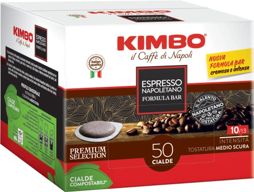 Kimbo Caffe' (200) CIALDE CAFFE MISCELA ESPRESSO NAPOLETANO ESE 44MM