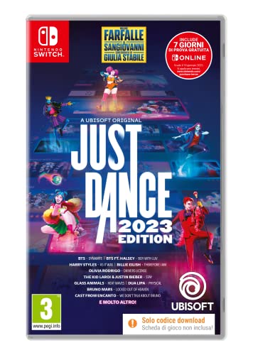 Just Dance 2023 code in box Switch